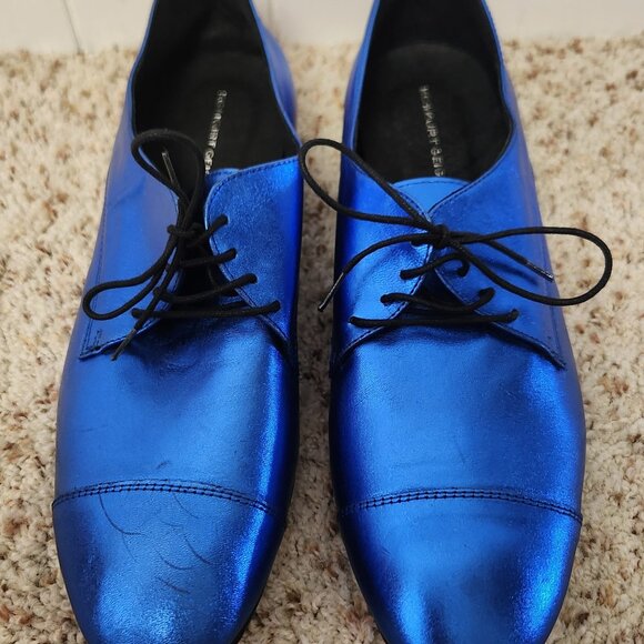 Kurt Geiger shoes sz 41 men\'s blue oxfords NEW 8.5 main image 8